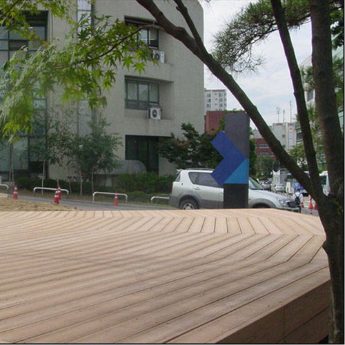嘉兴户外塑木地板平台制作案例