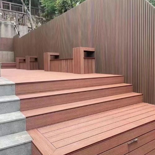 嘉兴户外塑木地板施工案例